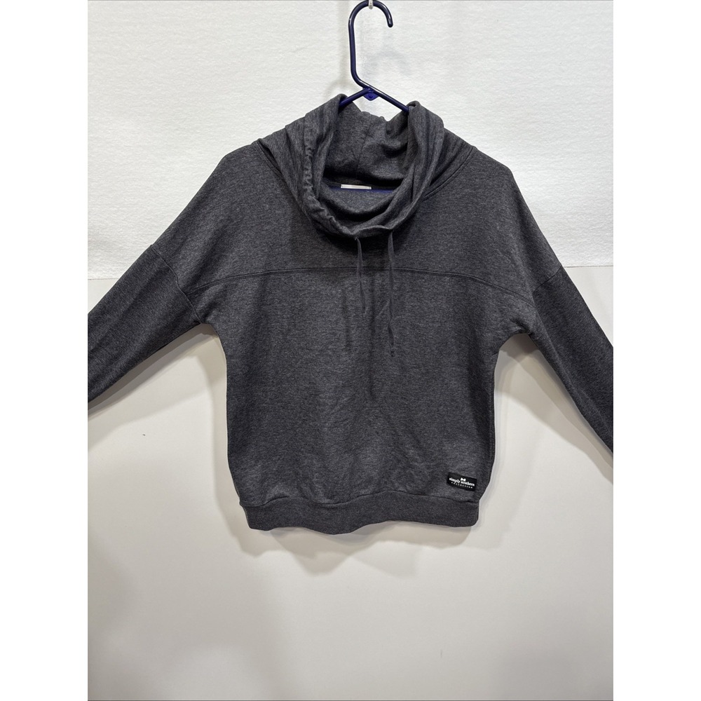Simply Southern Sweatshirt Womens Small Gray‎ Cowl Neck Pullover 147256